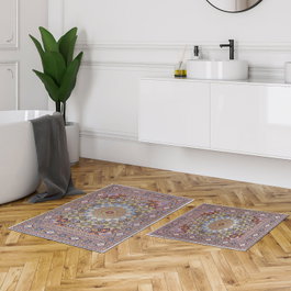 Mijölnir Juego de alfombrillas de baño Kt439 Multicolor